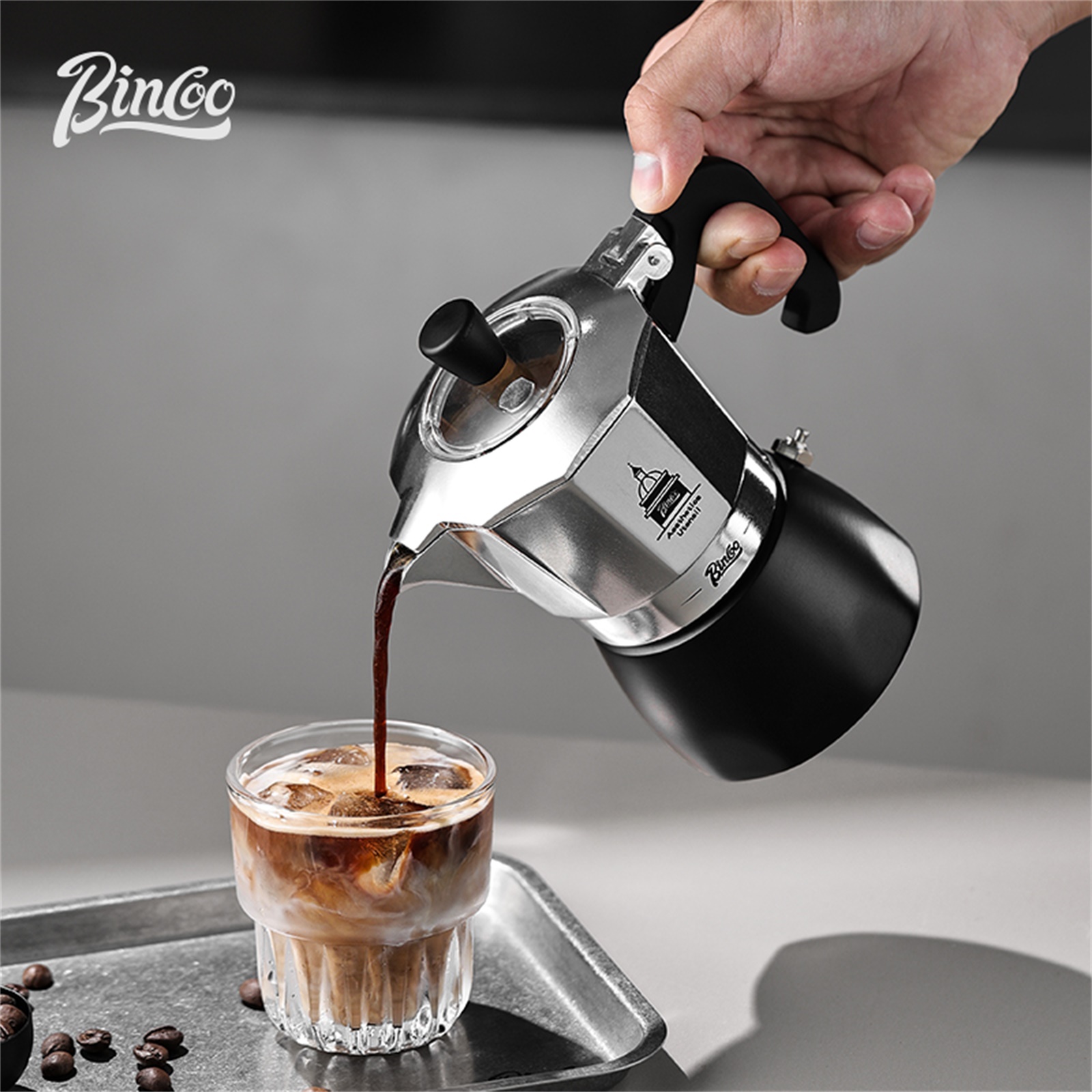 Coffee Equipment Machine - BINCOO Double Valve Moka Pot，Espresso Extraction