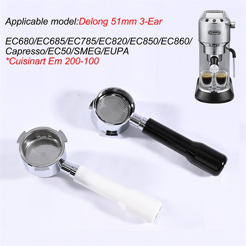 Coffee Equipment Machine - 51mm Coffee Bottomless Portafilter For Delonghi
