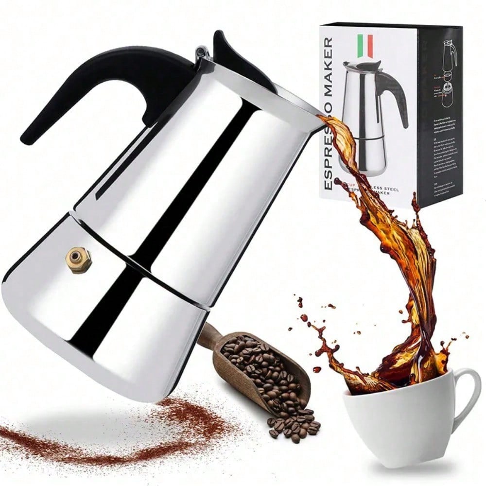 Coffee Equipment For Camping - 12Cup Coffee Maker Stainless Steel Espresso