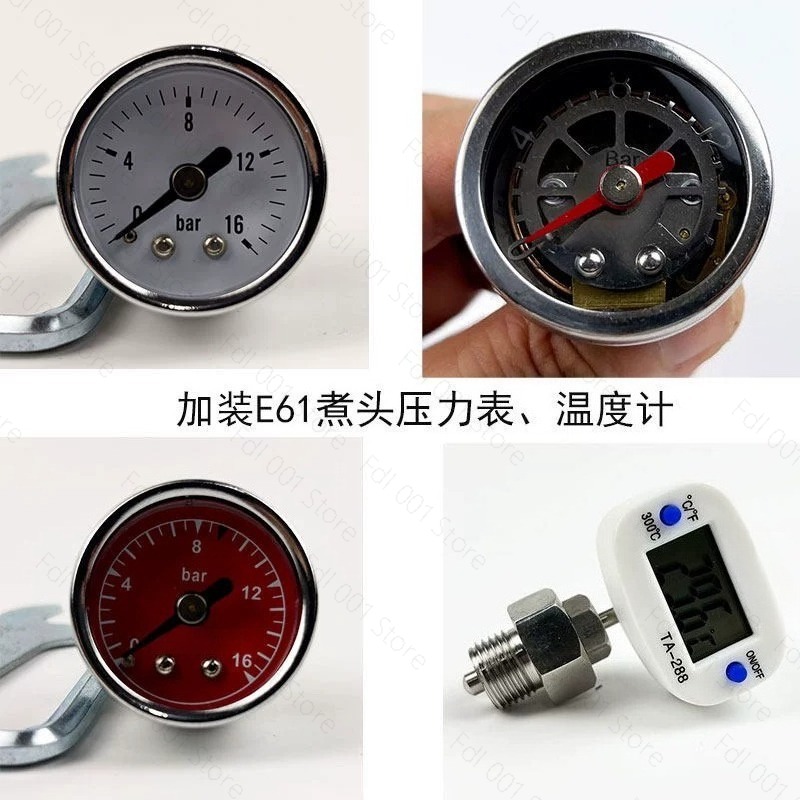 Pressure Gauge Espresso - E61 Espresso Machine Upgrade Kit with