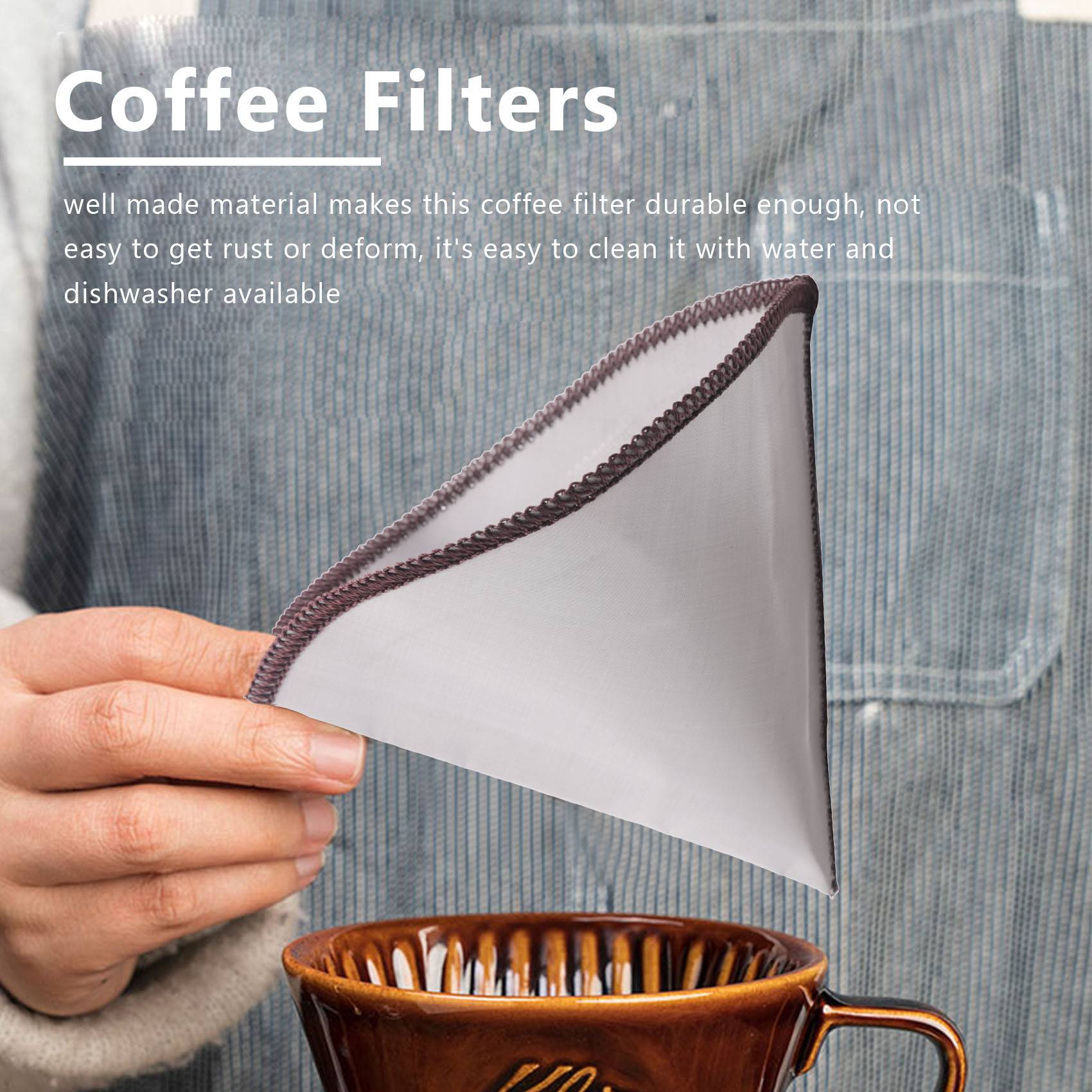 Reusable Pour over Coffee Filt - Coffee Equipment Machine recension och pris