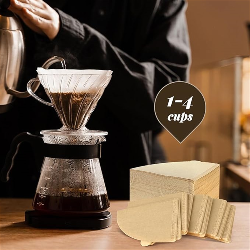 100PCS Coffee Filter Paper V-S - Coffee Equipment Machine recension och pris