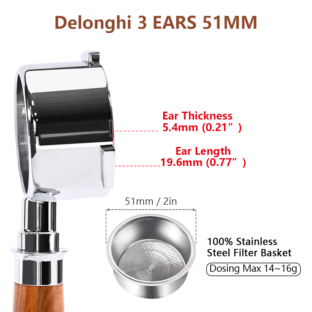 51mm Coffee Bottomless Portafi - Coffee Equipment Machine recension och pris