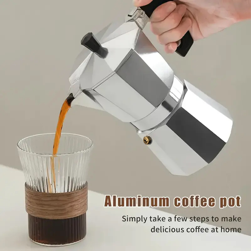 Classic Aluminum Moka Pot 50-3 - Coffee Equipment For Camping recension och pris