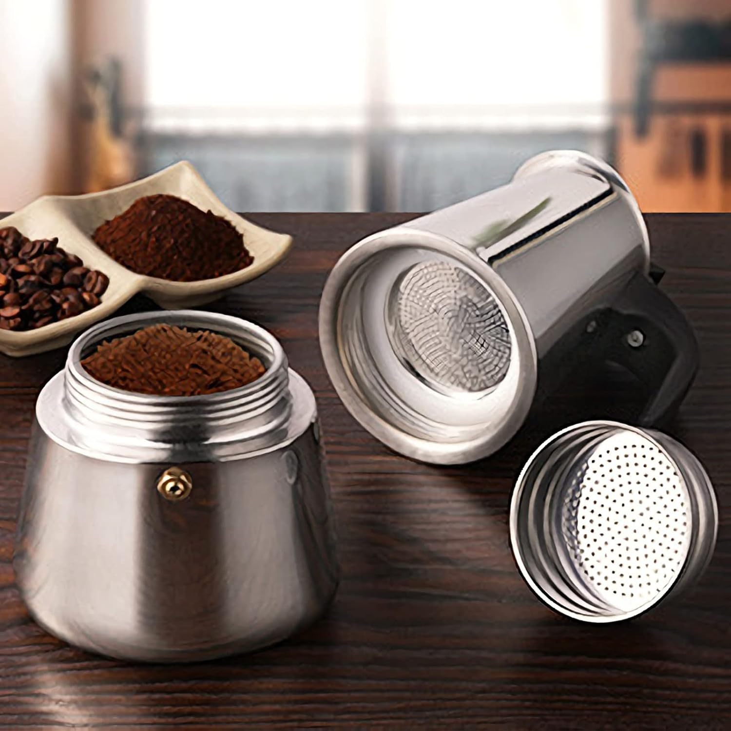 4/6/9 Cups Moka Pot Caffe Mach - Coffee Equipment Machine recension och pris