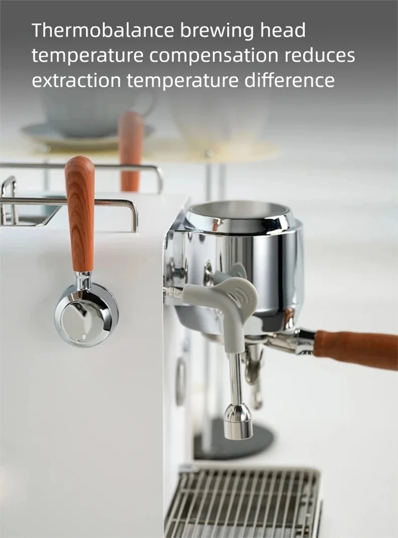 E101 58mm Espresso Machine wit - Pressure Gauge Espresso recension och pris