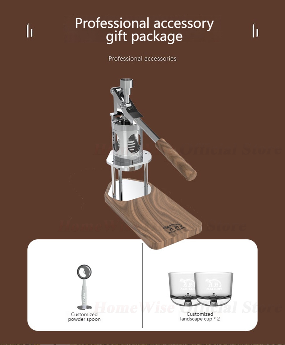 LXCHAN WS/WS1 Portable Manual  - Pressure Gauge Espresso recension och pris
