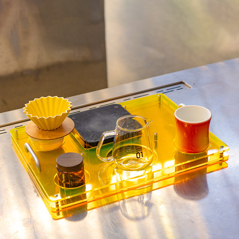 Acrylic coffee tray, used to s - Coffee Equipment For Cafe recension och pris