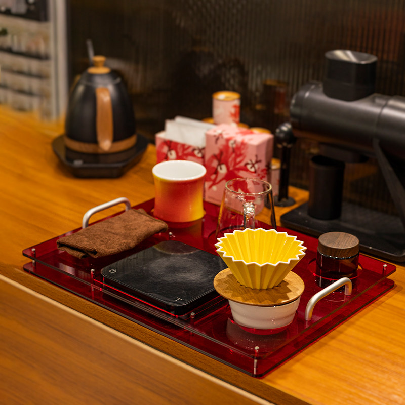 Acrylic coffee tray, used to s - Coffee Equipment For Cafe recension och pris