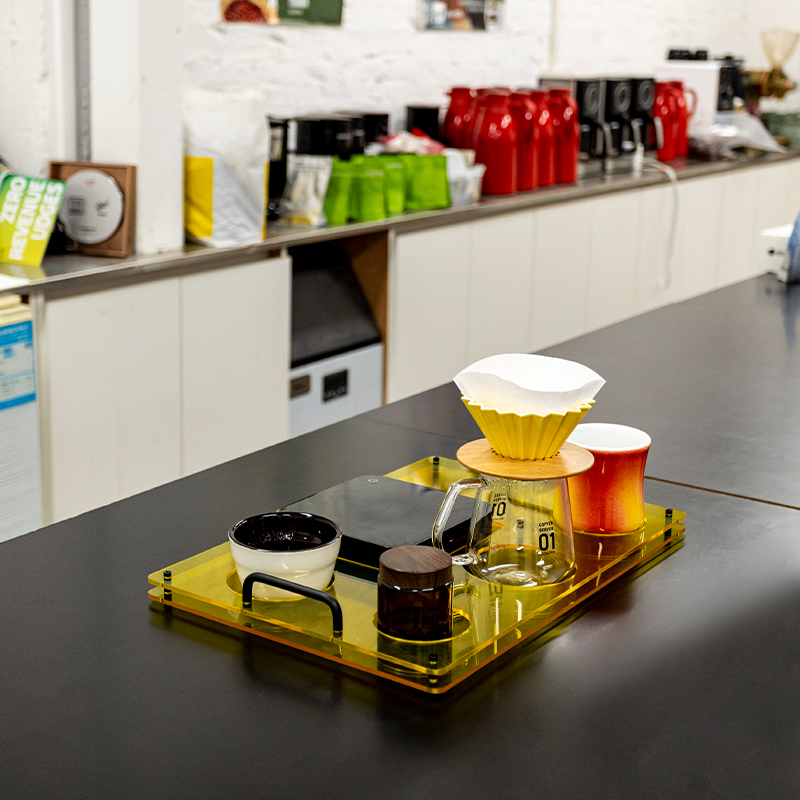 Acrylic coffee tray, used to s - Coffee Equipment For Cafe recension och pris