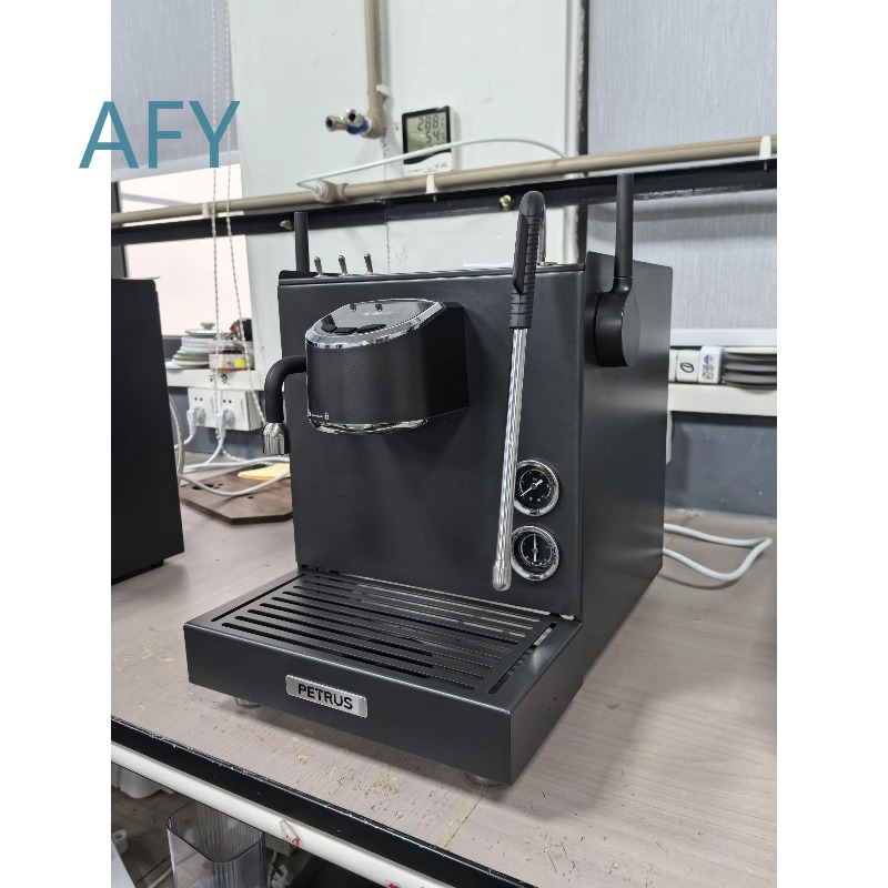 Semi-Automatic Espresso Machin - Pressure Gauge Espresso recension och pris