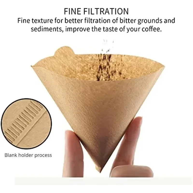 Wood Pulp 02 Cone Filter Pour  - Coffee Equipment Machine recension och pris